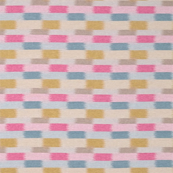 Utto Fuchsia / Denim / Ochre Fabric by Harlequin
