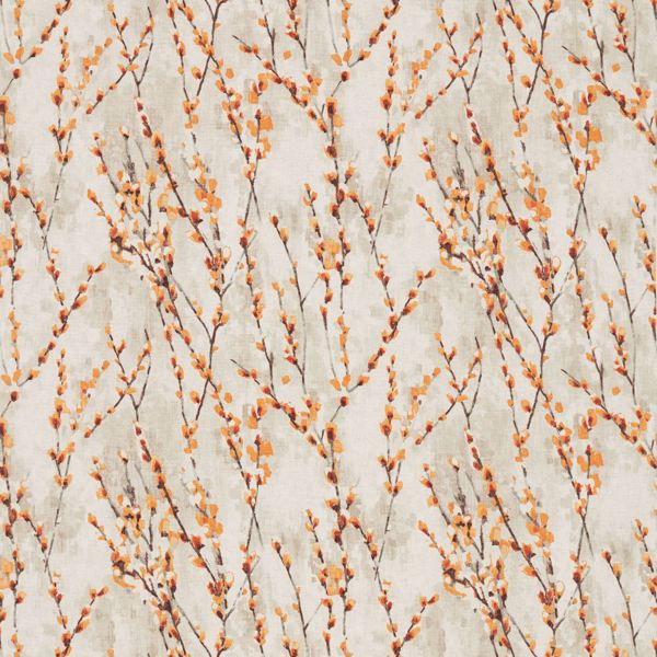 Salice Tangerine Fabric by Harlequin