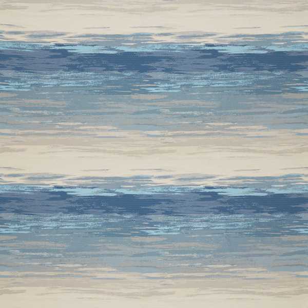 Chroma Indigo/Parchment /Sky Fabric by Harlequin