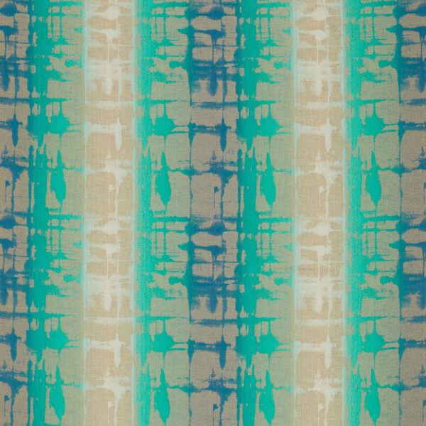 Flux Aqua/Lagoon Fabric by Harlequin