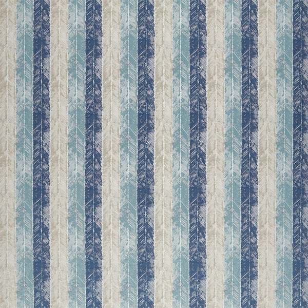 Walchia Indigo / Sky / Shell Fabric by Harlequin