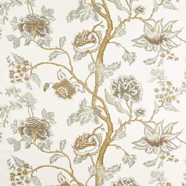 Indienne Taupe/Ochre Fabric by Harlequin