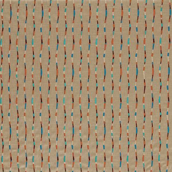 Morelia Terracotta/Cerulean Fabric by Harlequin