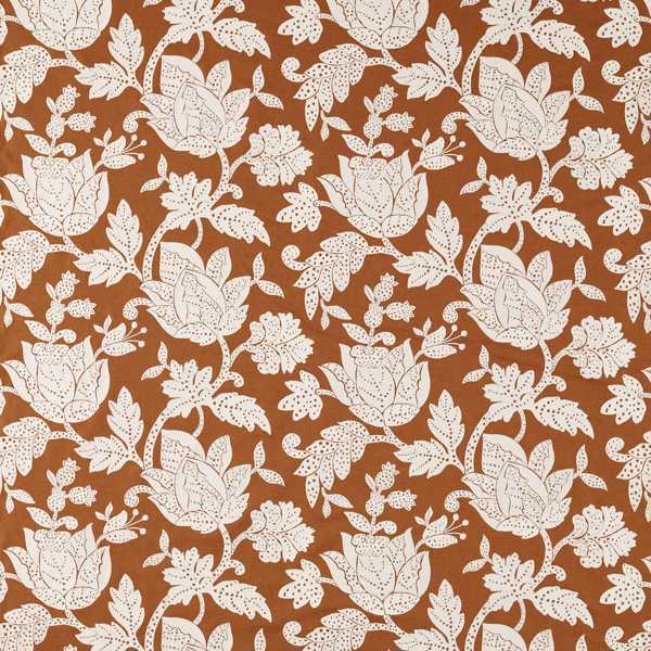 Zamora Terracotta Fabric by Harlequin