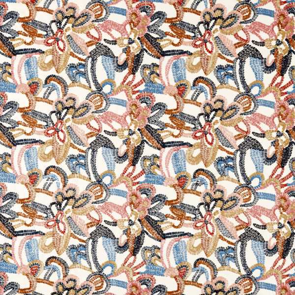 Ania Forest/Azul/Ochre Fabric by Harlequin