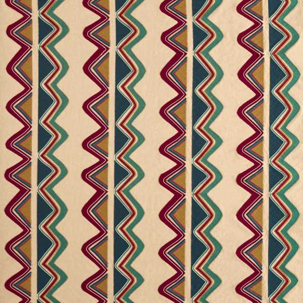 Kaleido Scarlet/Midnight Fabric by Harlequin