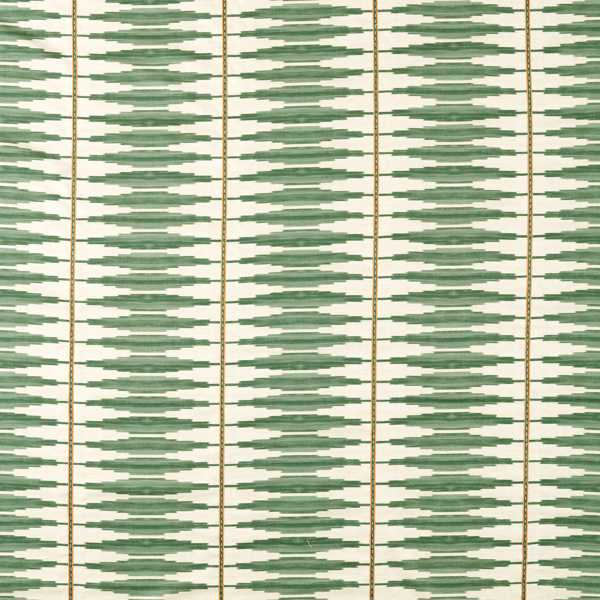 Cintilla Evergreen/Spice Fabric by Harlequin