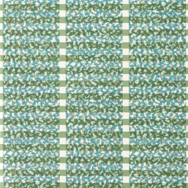 Toluca Moss/Turquoise Wallpaper by Harlequin