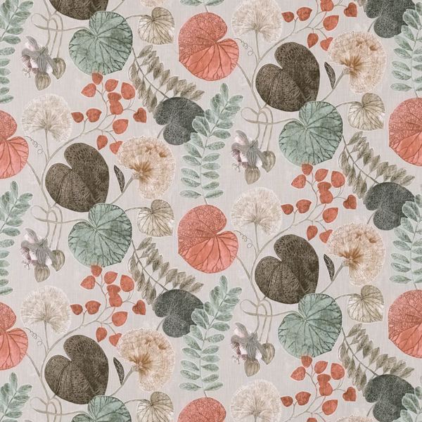 Dardanella Amber/Mint Fabric by Harlequin