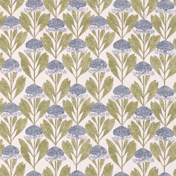 Protea Harbour Grey/Linden Fabric by Harlequin