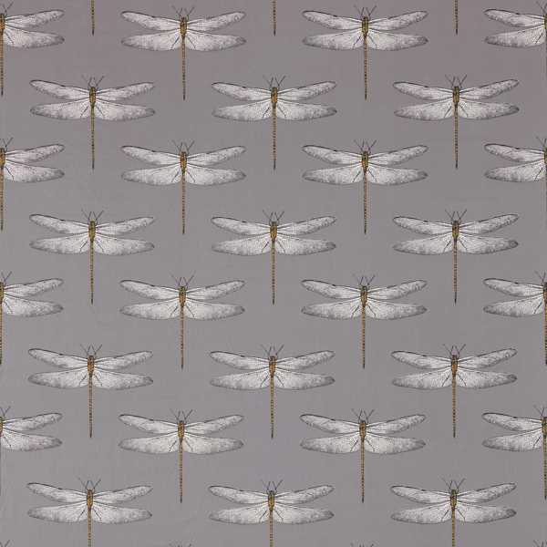 Demoiselle Graphite/Almond Fabric by Harlequin