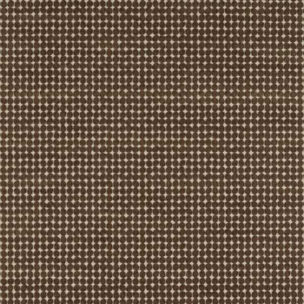 Loopy Spot Chocolate Fabric by Harlequin