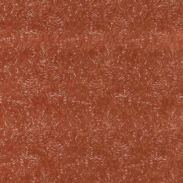 Bonseki Terracotta Fabric by Harlequin