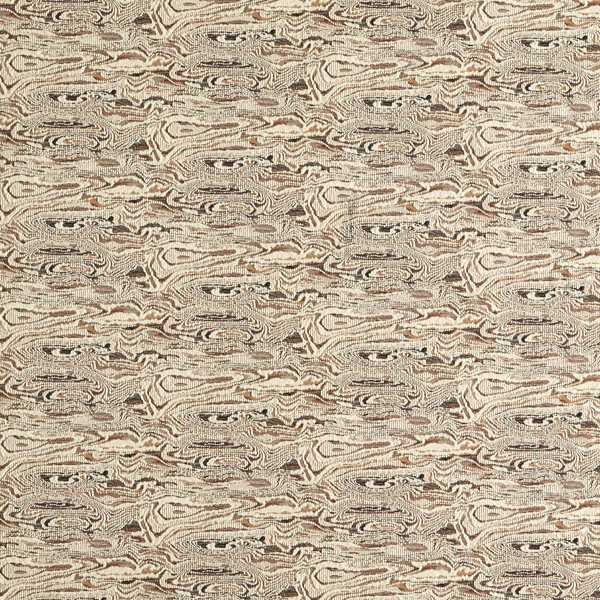 Marble Tapestry Chocolate Fabric by Harlequin