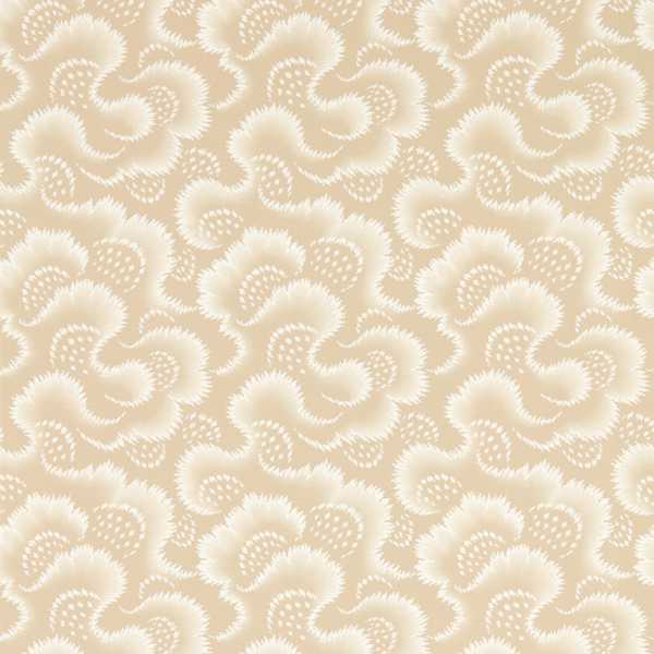 Ludaix Wide Width Oatmeal Wallpaper by Harlequin