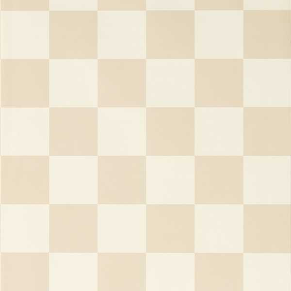 Blenets Check Oatmeal Wallpaper by Harlequin