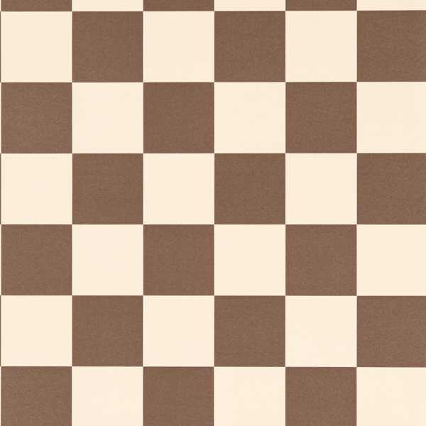 Blenets Check Chocolate Wallpaper by Harlequin