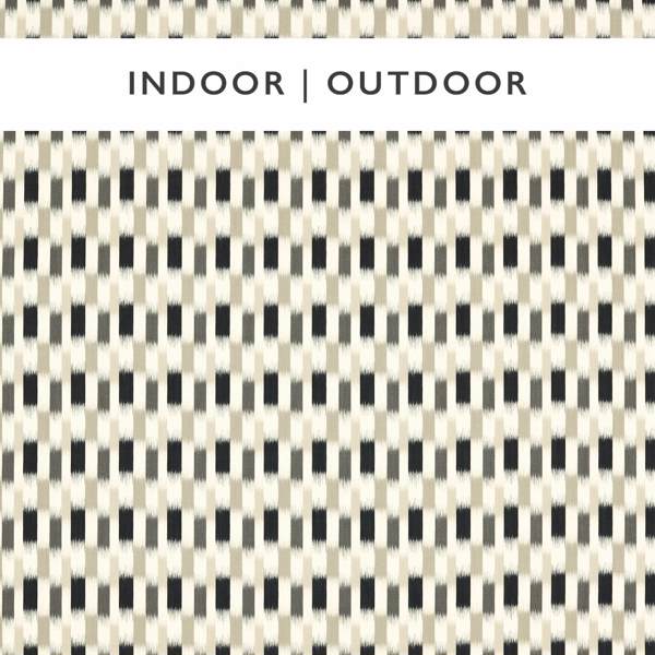 Utto Black Earth/Taupe Fabric by Harlequin