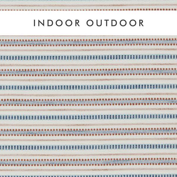 Cove Indigo/Rust Fabric by Harlequin