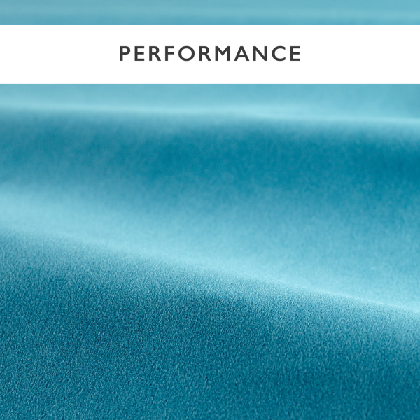 Performance Velvet Azul Fabric by Harlequin