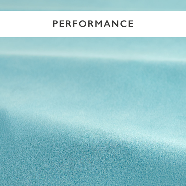 Performance Velvet Aqua Fabric by Harlequin