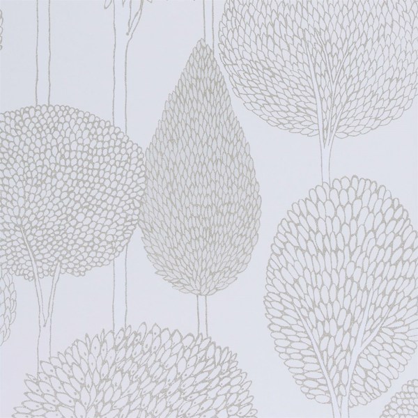 Silhouette Pearlesant Neutrals Wallpaper by Harlequin