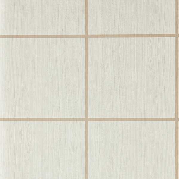 Wood Blocks Silver Birch/Blush Gloss Wallpaper by Harlequin