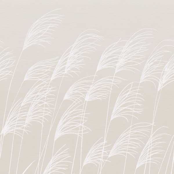 Miscanthus Parchment/Frost Wallpaper by Harlequin