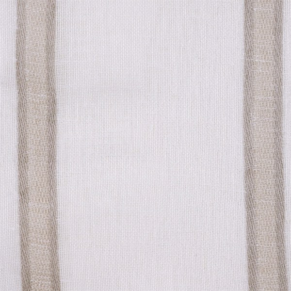 Purity Voiles Stone / Hessian / Ivory Fabric by Harlequin