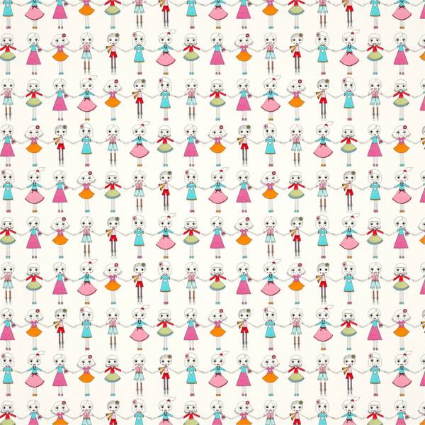 Best Of Friends Neutral Multi Wallpaper by Harlequin