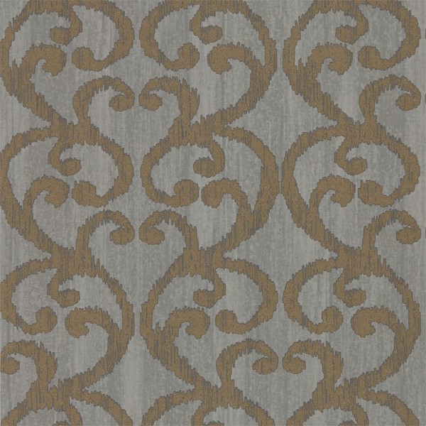 Baroc Pewter Wallpaper by Harlequin