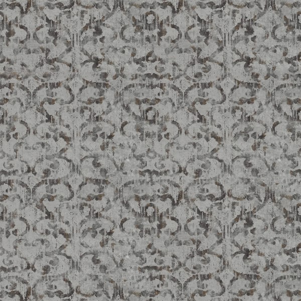 Baroc Pewter/Gold Fabric by Harlequin