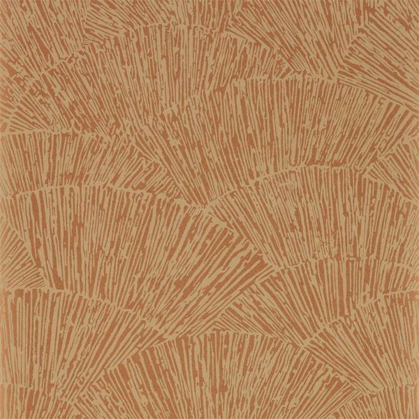 Tessen Copper Wallpaper by Harlequin