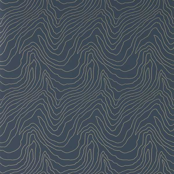 Formation Wide Width Moonlight Wallpaper by Harlequin
