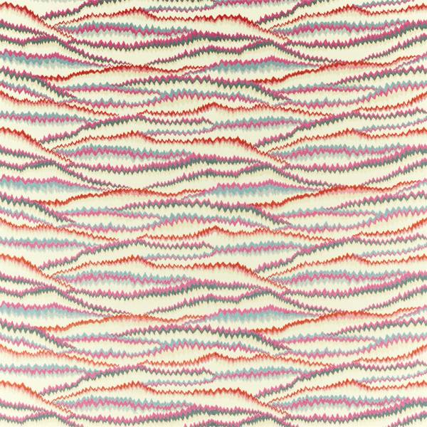Tremolo Tulip/Coral Fabric by Harlequin