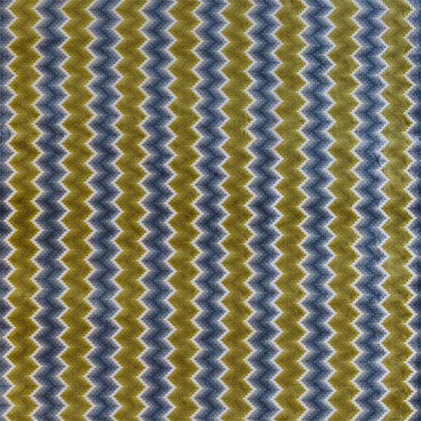 Maseki Velvet Graphite/Gold Fabric by Harlequin