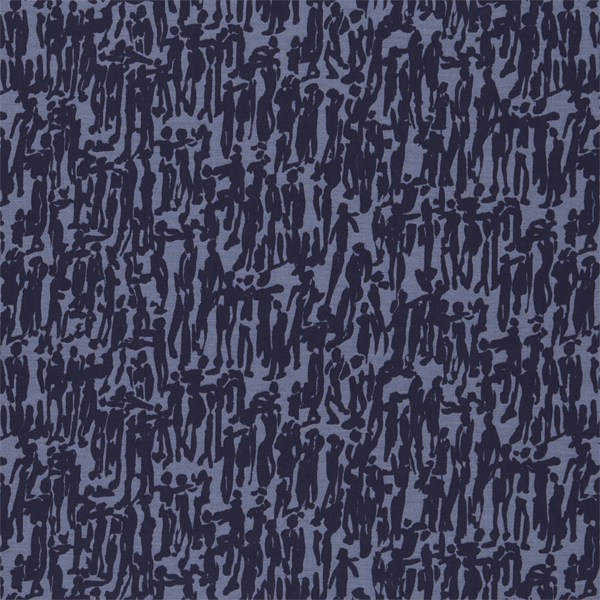 People Old Navy Denim Fabric by Harlequin