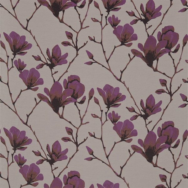 Lotus Bronze/Magenta Fabric by Harlequin