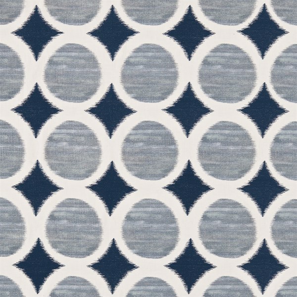 Kumiko Indigo/Denim Fabric by Harlequin