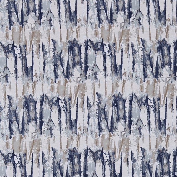 Takara Indigo/Denim Fabric by Harlequin