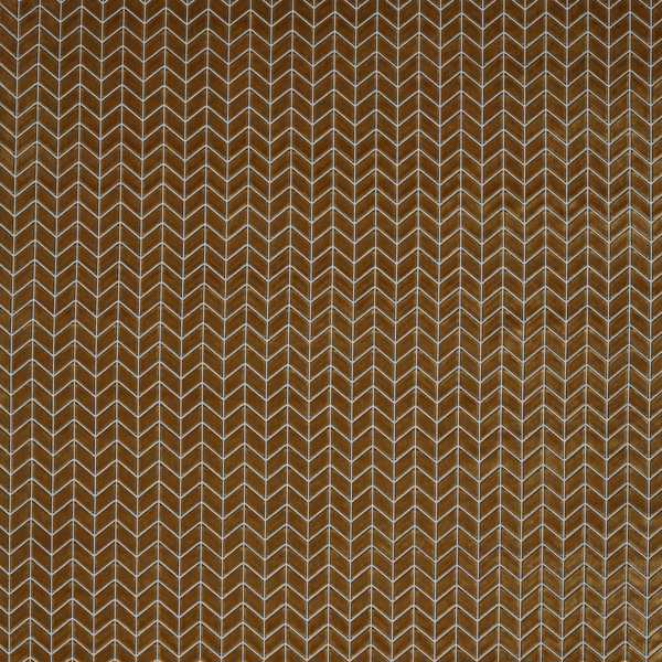 Distortion Tobacco/Slate/Clay Fabric | Harlequin by Sanderson Design
