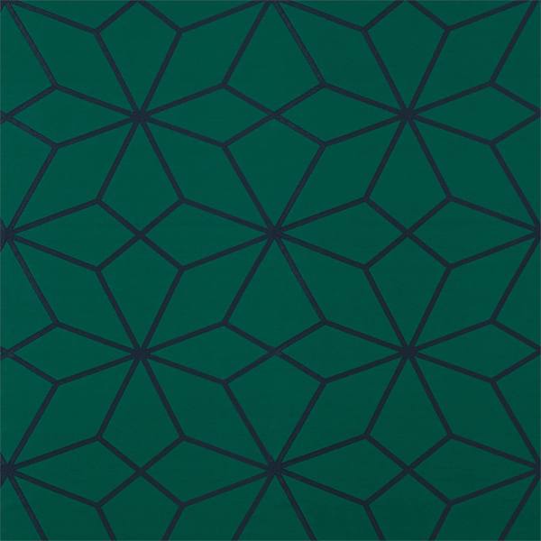 Axal Axal Emerald Fabric by Harlequin