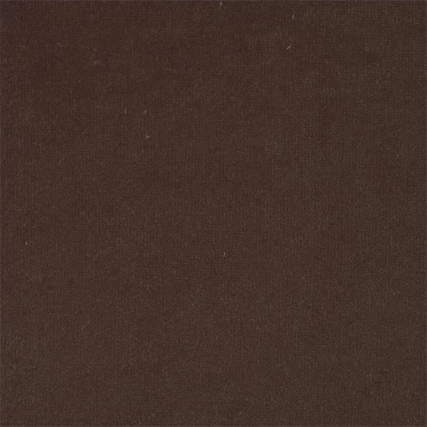 Plush Velvet Black Coffee Fabric by Harlequin