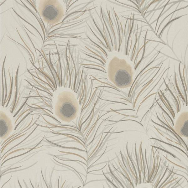 Orlena Putty/Silver Wallpaper by Harlequin