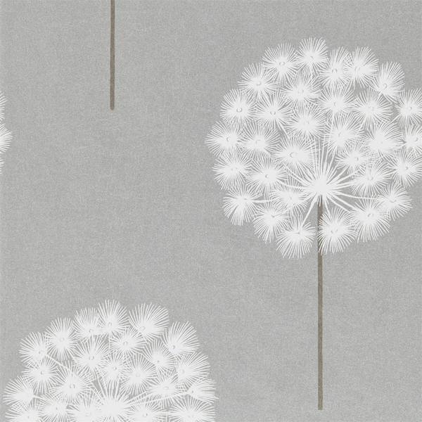 Amity Silver/Chalk Wallpaper by Harlequin