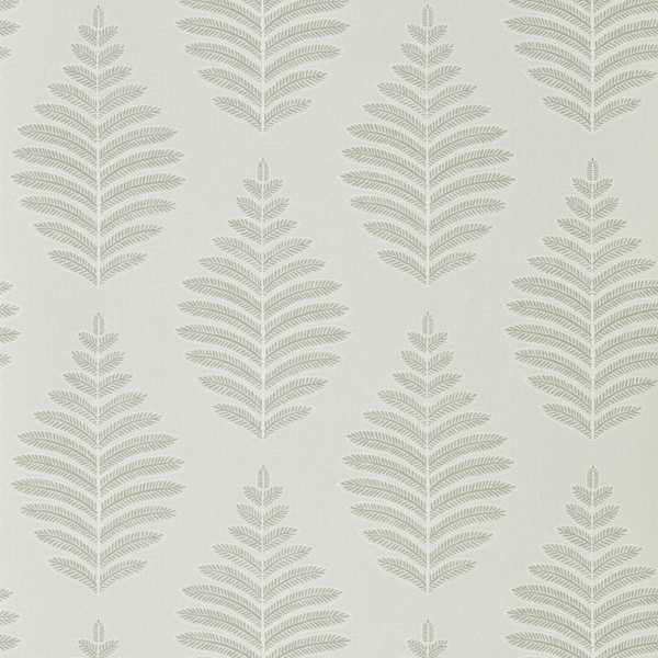 Lucielle Wide Width Putty/Chalk Wallpaper by Harlequin