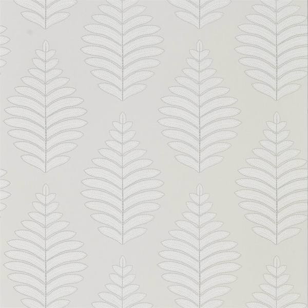 Lucielle Wide Width Linen/Silver Wallpaper by Harlequin