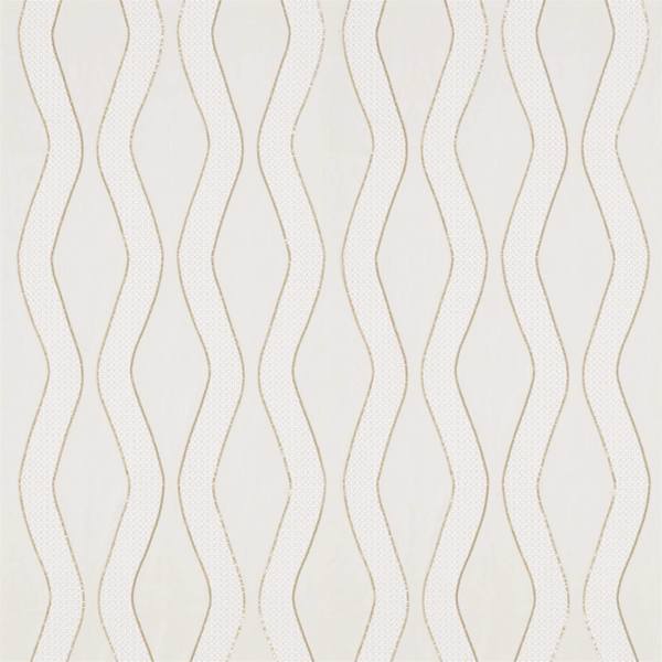 Chime Brass Fabric by Harlequin