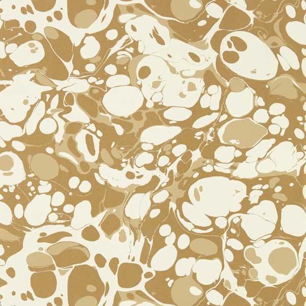 Marble Incense/Soft Focus/Gold Wallpaper by Harlequin