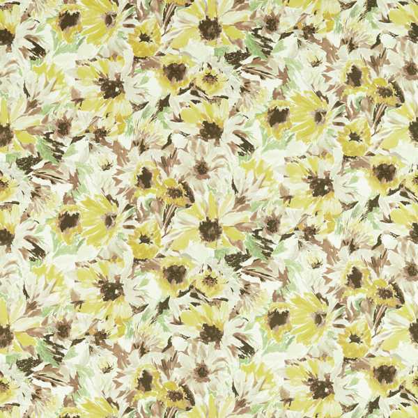 Helianthus Sunflower/Grass/Awakening  Fabric by Harlequin